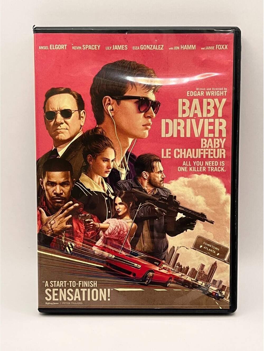 Baby Driver DVD Widescreen Ansel Elgort Action Region 1 Edgar Wright